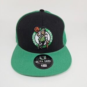 NBA Ultra Game Boston‎ Celtics Men's Mesh Trucker Hat One Size Fits Most